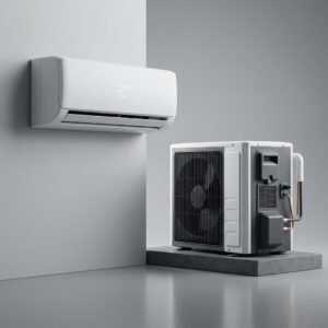 مكيف هواء سبليت طاقة شمسية DC انفرتر هجين سعة 12000BTU (1 طن) تبريد فائق وتوفير طاقة 100%